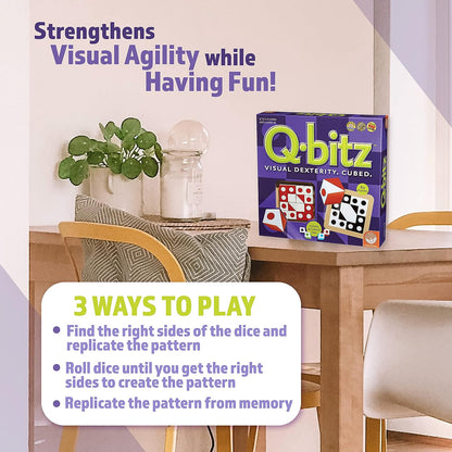 MindWare Juego de Mesa, Color (Green Board Games CSG-QBITZ