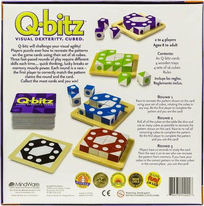 MindWare Juego de Mesa, Color (Green Board Games CSG-QBITZ
