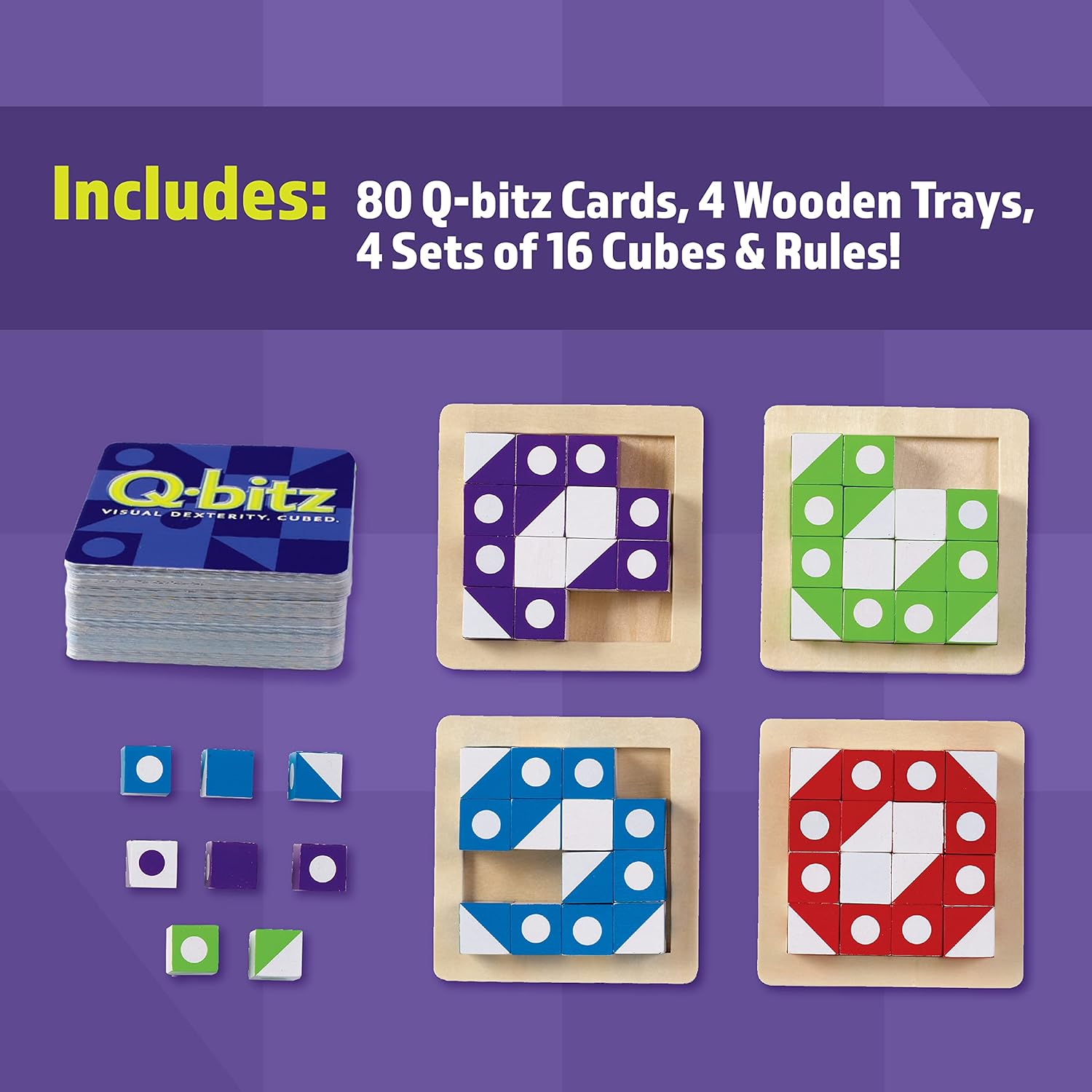 MindWare Juego de Mesa, Color (Green Board Games CSG-QBITZ