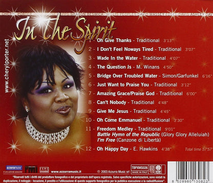 cheryl porter in the spirit (AudioCD) CHRISTMAS MUSIC - Italian production