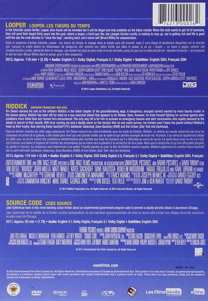 Looper / Riddick / Source Code