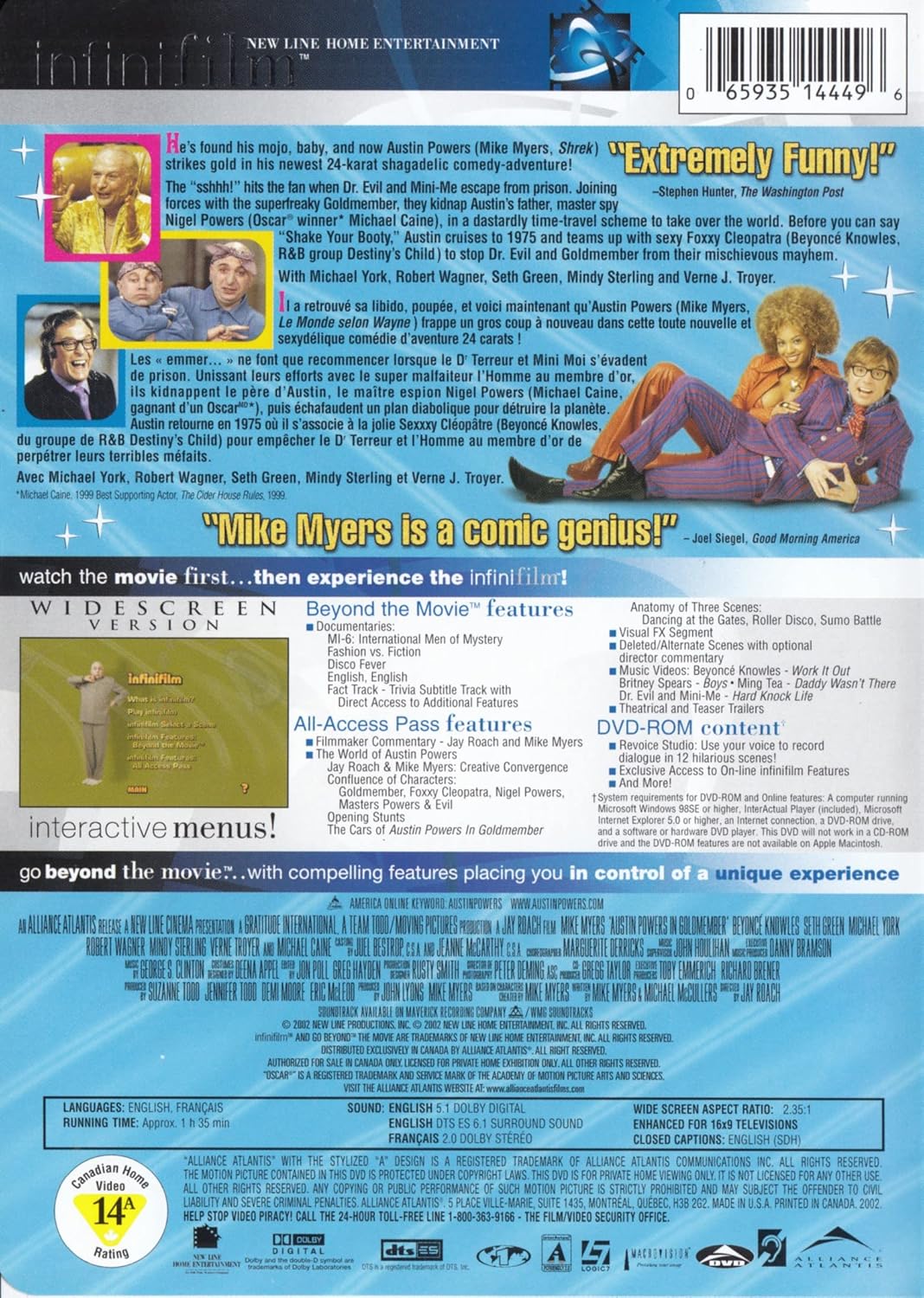 Austin Powers: Goldmember (Widescreen Edition)