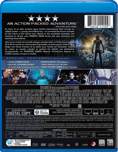 Ender's Game (Blu-ray + DVD)