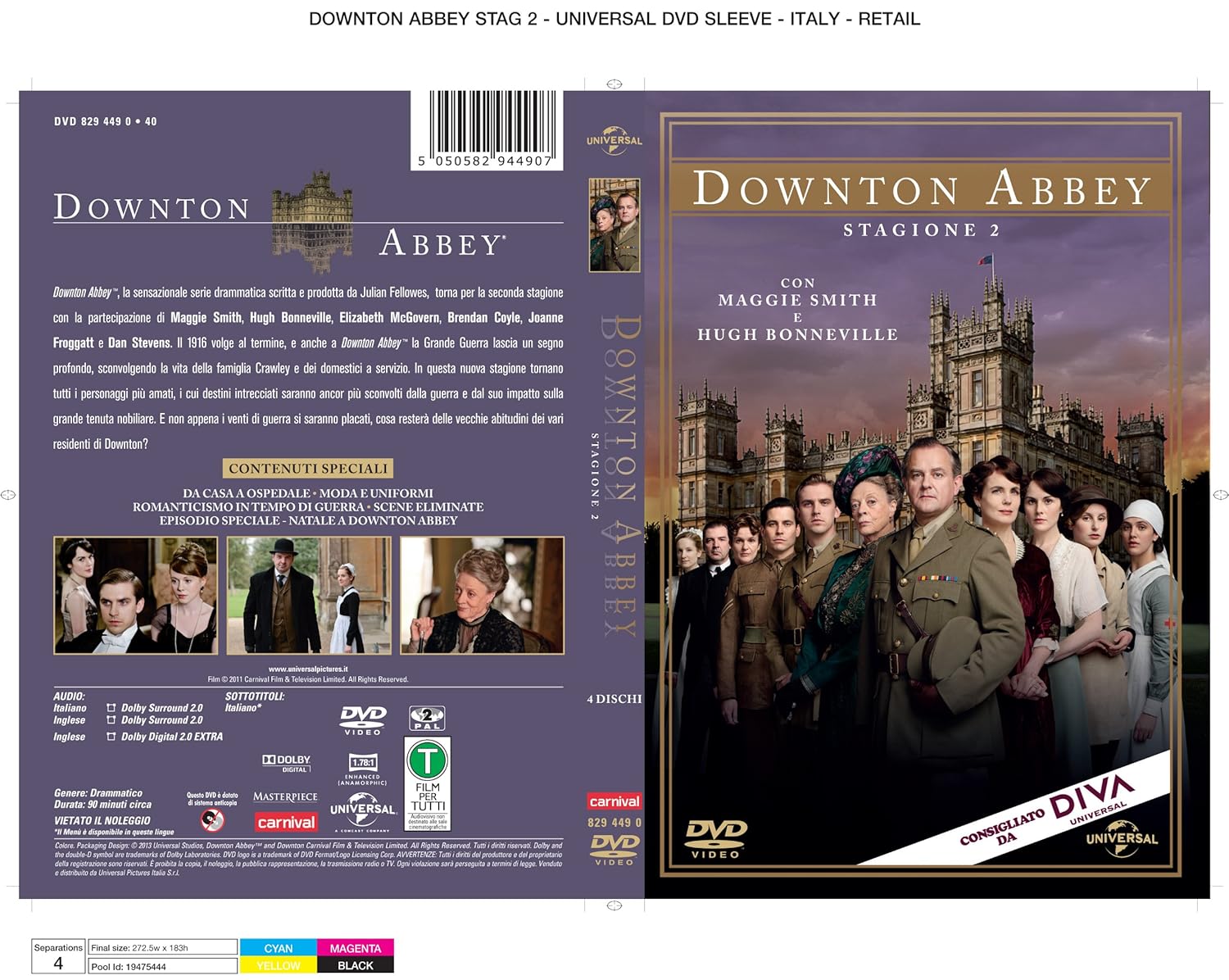 Downton Abbey - Stagione 02 (4 Dvd