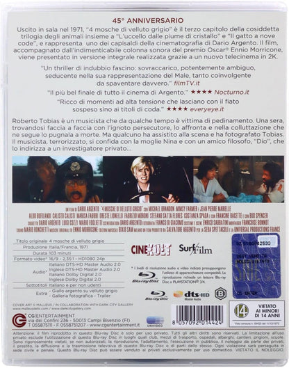 Movie 4 Mosche Di Velluto Grigio (Versione Restaurata) -