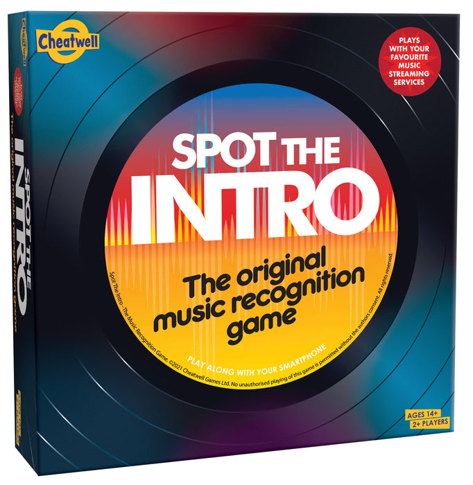 Cheatwell Games Spot the Intro - Music Recognition Quiz Game - From the 60's to the 2010's - Ages 14+