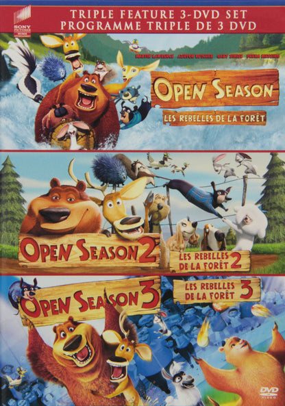 Open Season / Open Season 2 / Open Season 3 (Triple Feature)