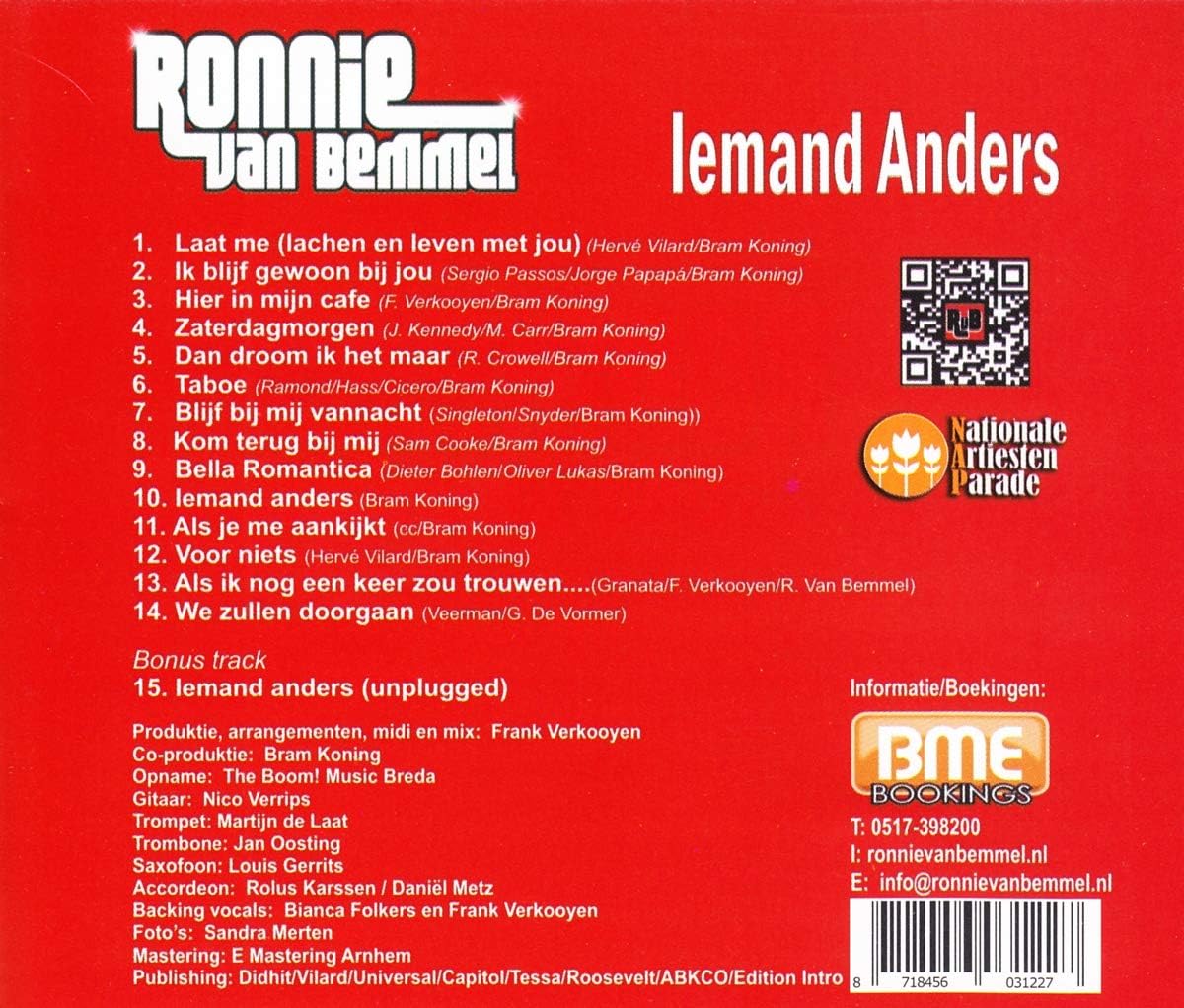 IEMAND ANDERS