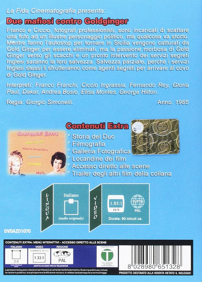 franco e ciccio - 2 mafiosi contro goldginger DVD Italian Import