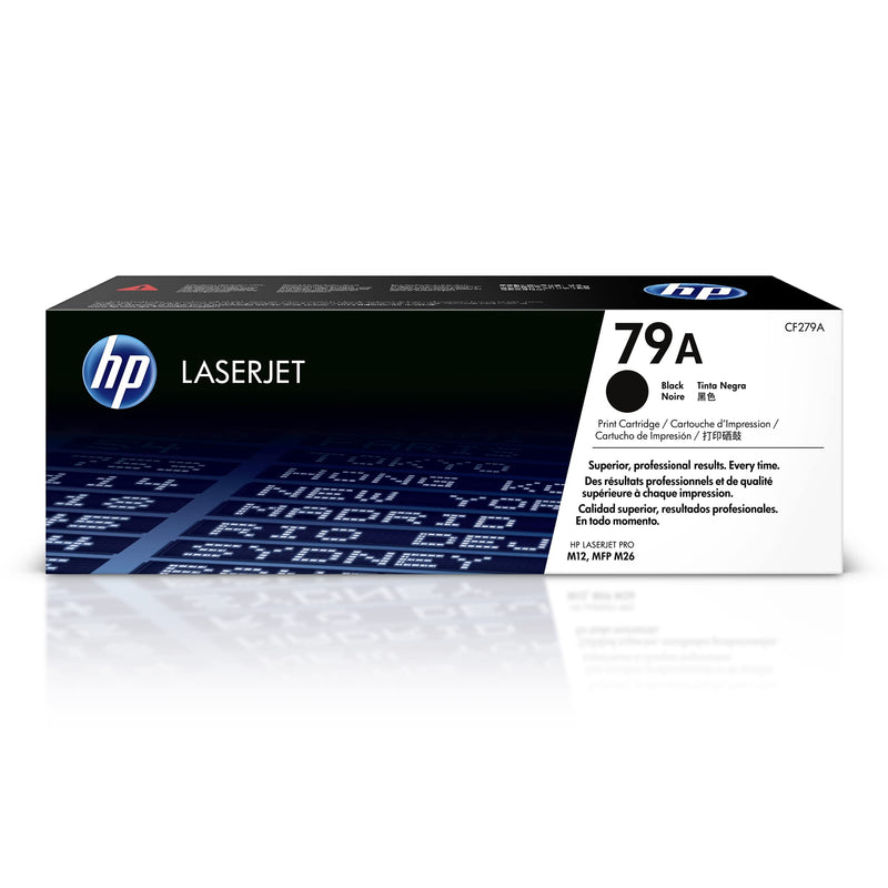 HP 79A CF279A, Negro, Cartucho Tóner Original, de 1.000 páginas, para impresoras HP LaserJet Pro M12a, MFP M26a, MFP M26nw y M12w
