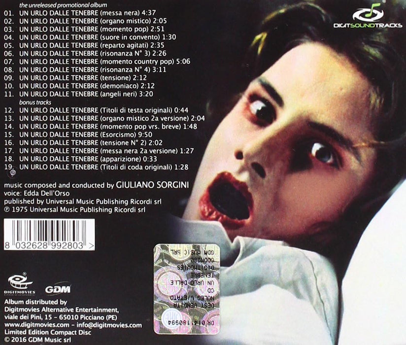 Un Urlo Dalle Tenebre The Return of the Exorcist Soundtrack