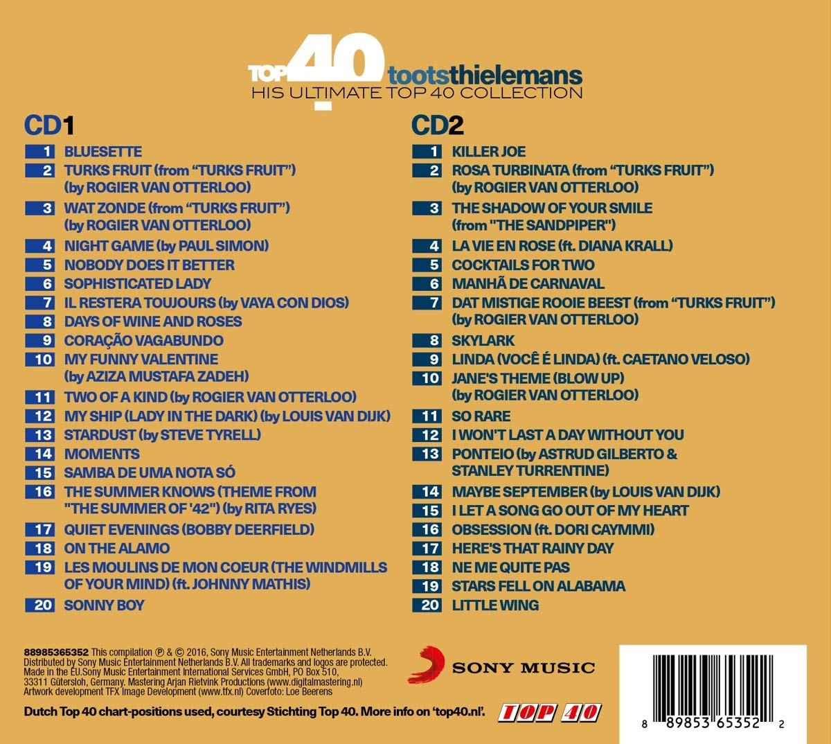 Top 40: Toots Thielemans