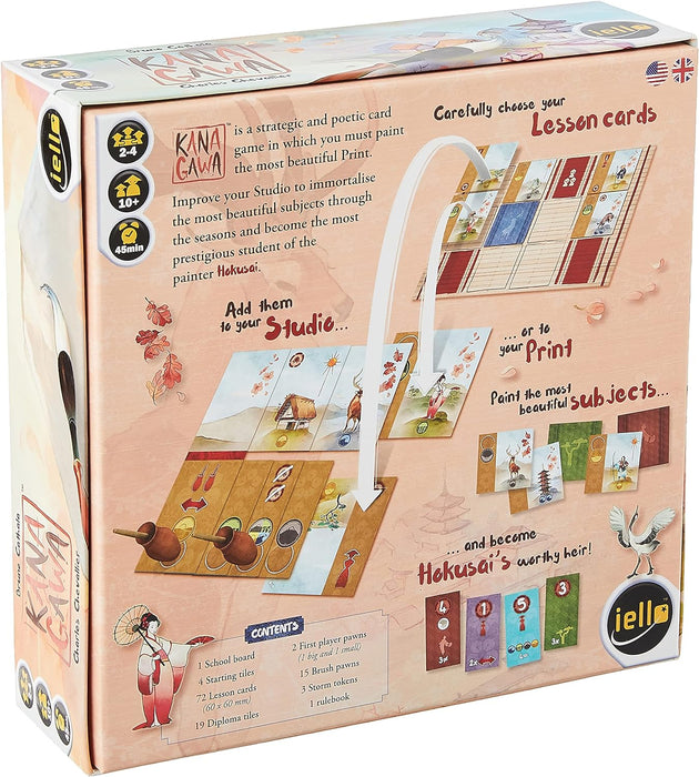 IELLO IEL51310 Kanagawa Board Game, Multicolor