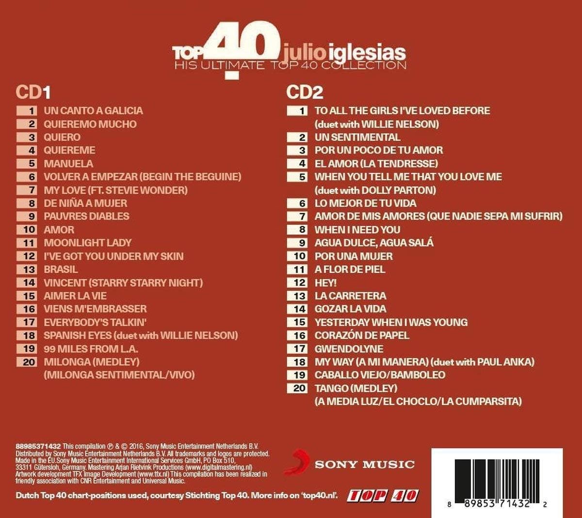 Top 40 - Julio Iglesias