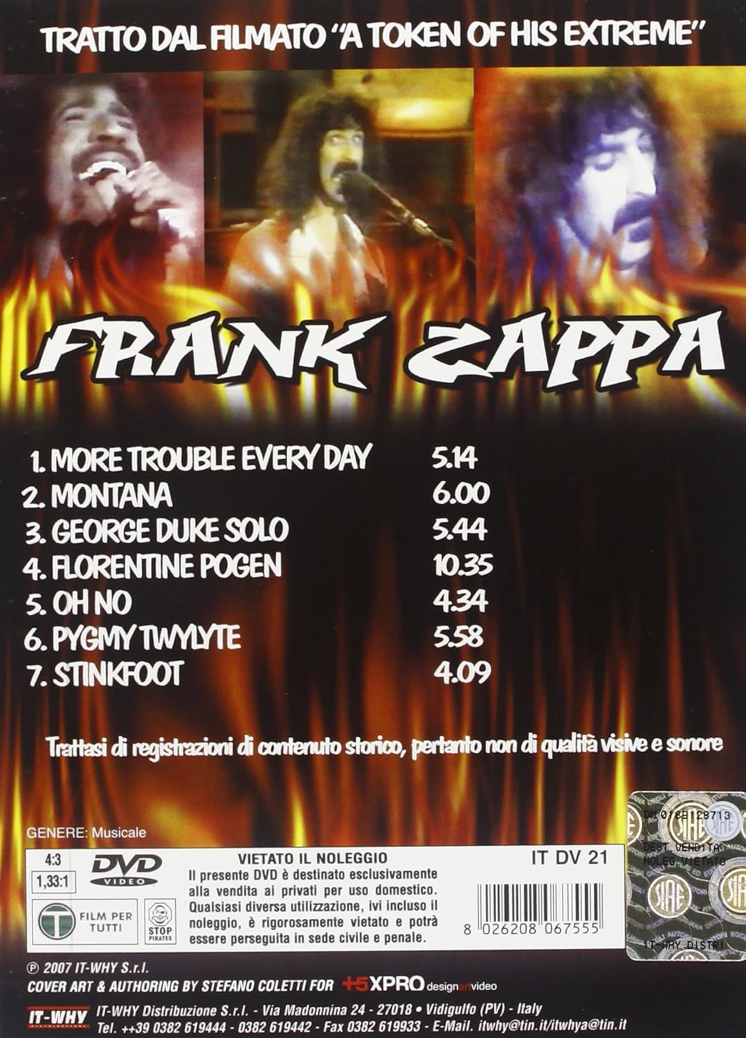 Frank Zappa - A Token Of His Extreme
