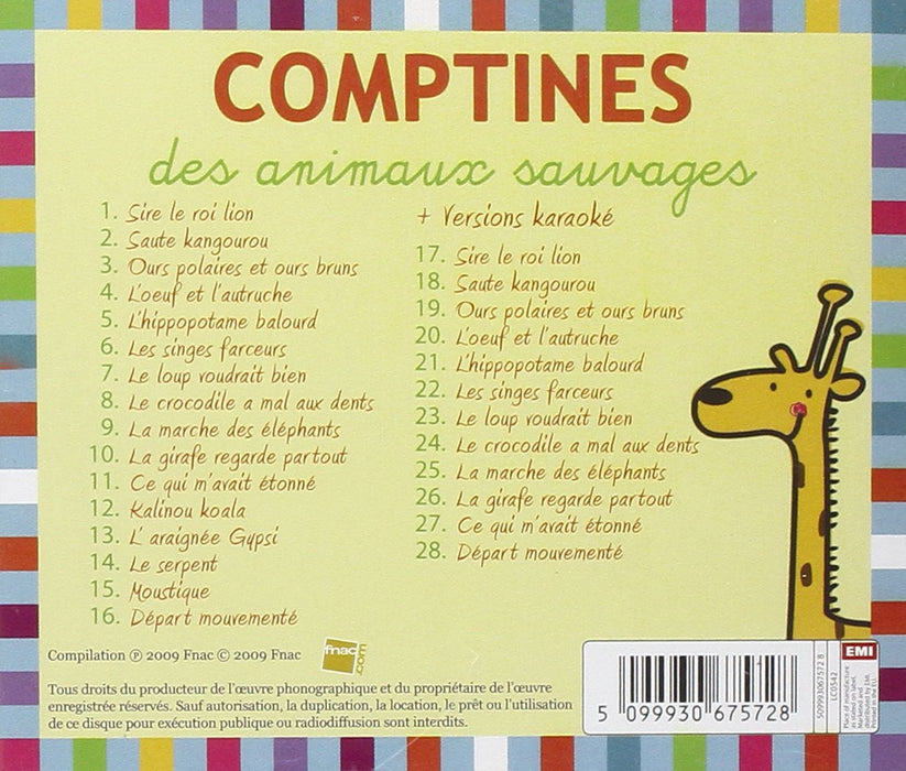 Comptines des Animaux Sauvages