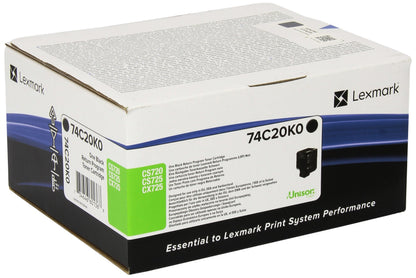 Lexmark 74C20K0 Original Laser Toner - Black
