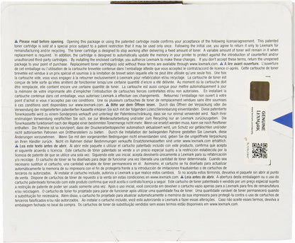 Lexmark 74C20K0 Original Laser Toner - Black