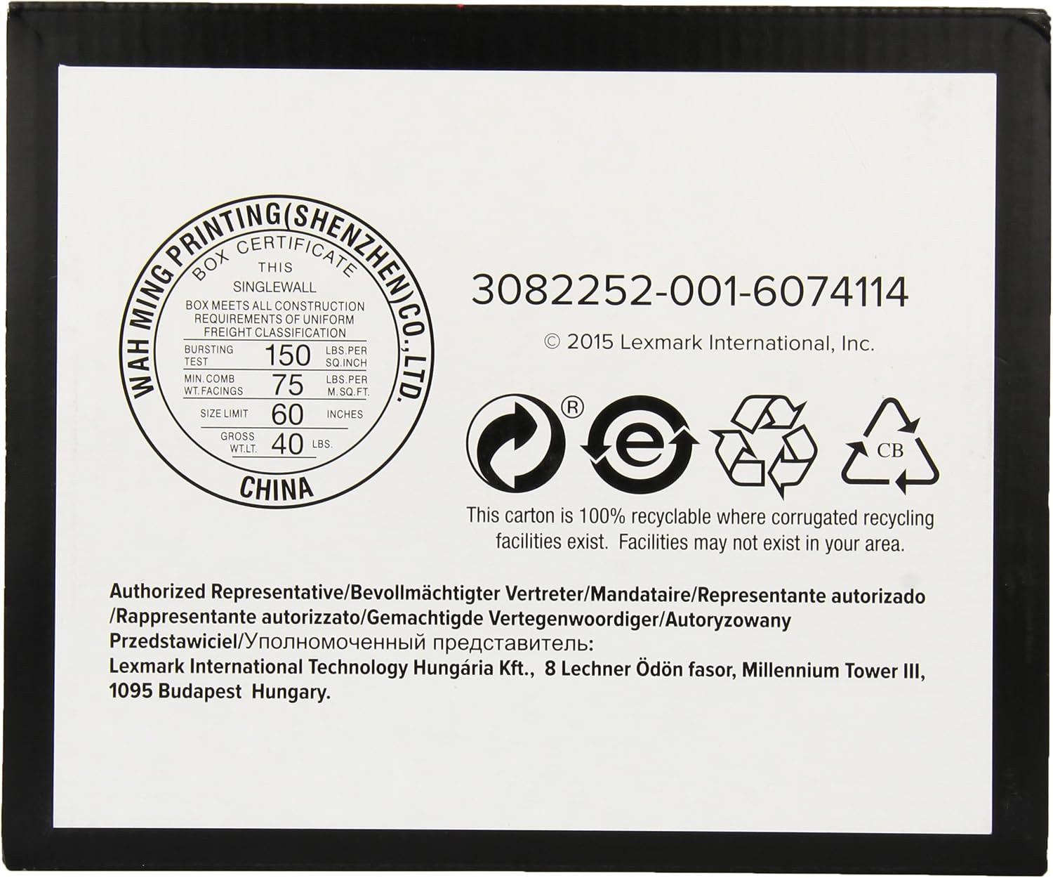 Lexmark 74C20K0 Original Laser Toner - Black