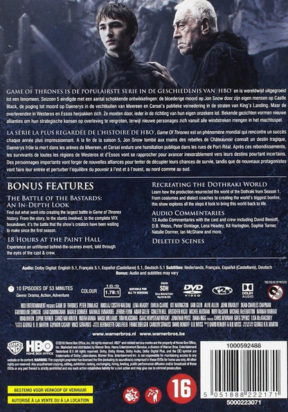 Tv Series - Game Of Thrones S.6 (5 DVD