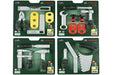 Theo Klein 8007 Bosch Tool Set on card, sorted into 4 parts I Each Set - Random - Per Order with Ideal Children's tool I Toys for Children Aged 3 and over