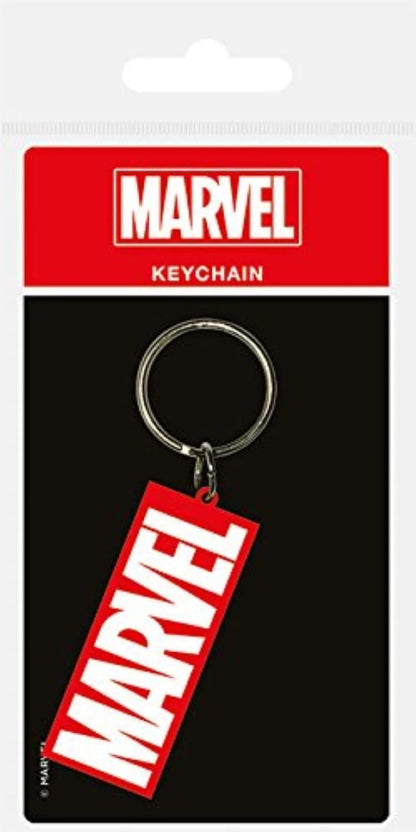 Pyramid International Porte-clés en caoutchouc, multicolore, 4 x 6 x 1,3 cm, Marvel Comics Logo, Schlüsselanhänger aus Gummi, 4.5 x 6 cm Mehrfarbig, Pyramid International Rubber Keychain, Multi-Colour, 4 x 6 x 1.3 cm, Pyramid International Marvel-Logo Por
