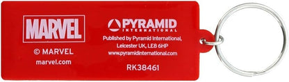 Pyramid International Porte-clés en caoutchouc, multicolore, 4 x 6 x 1,3 cm, Marvel Comics Logo, Schlüsselanhänger aus Gummi, 4.5 x 6 cm Mehrfarbig, Pyramid International Rubber Keychain, Multi-Colour, 4 x 6 x 1.3 cm, Pyramid International Marvel-Logo Por