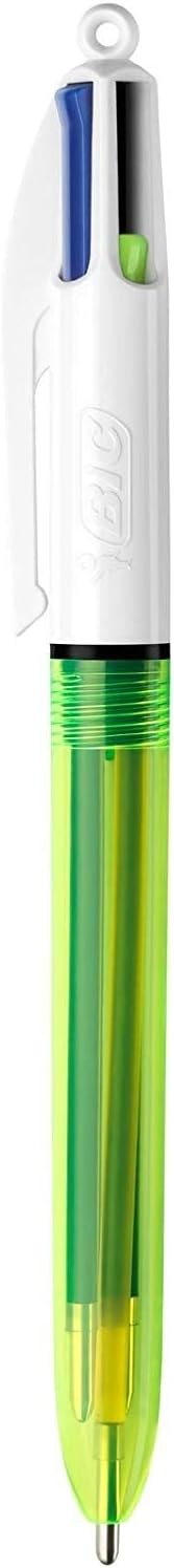 Bic 4 Colour Fluo Black/Blue/Red/Yellow Highlighter Pack 12