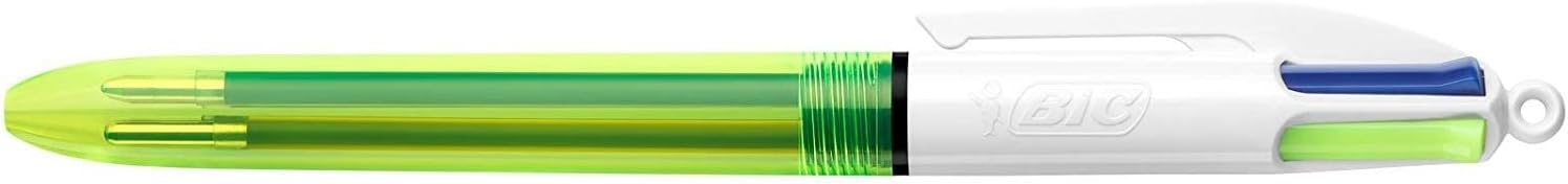 Bic 4 Colour Fluo Black/Blue/Red/Yellow Highlighter Pack 12