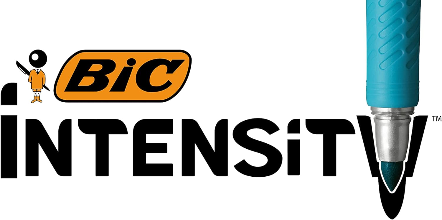 BIC Marking Permanent Markers - Assorted Intense and Pastel