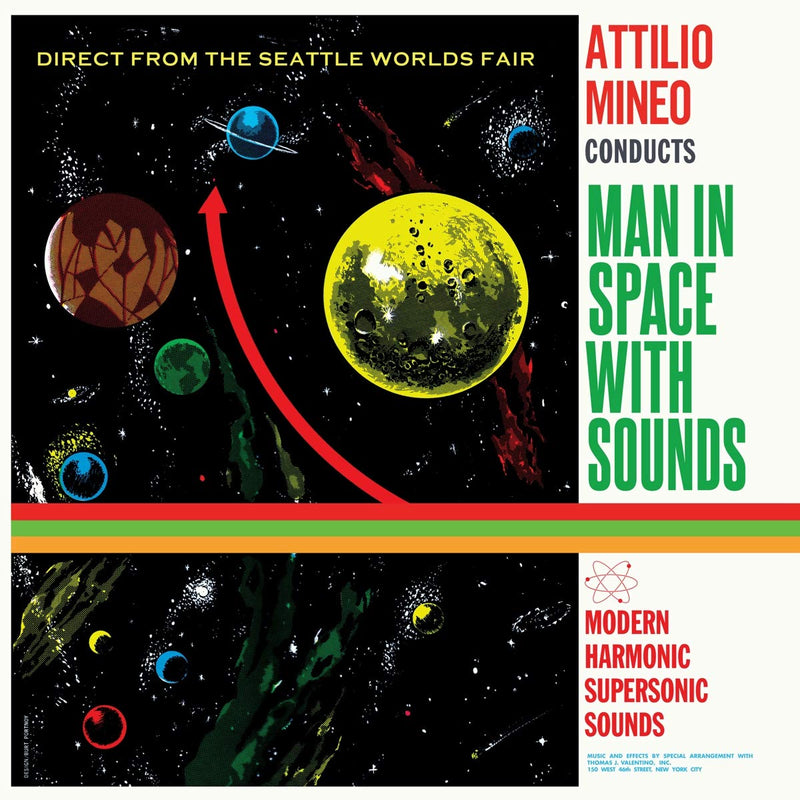 Man in space with sounds