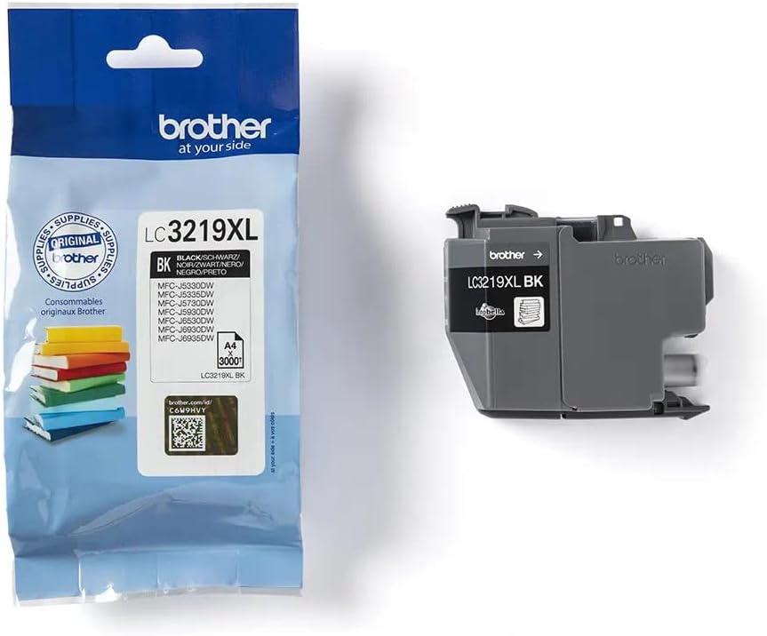 Brother LC-3219XLBK Inkjet Cartridge, Black, Single Pack, High Yield, Includes 1 x Inkjet Cartridge, Brother Genuine Supplies