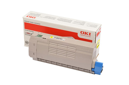 OKI 46507613 Tonerkassette Gelb 11500 Seiten Toner Original C712