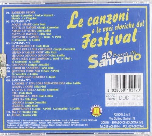 Le Canzoni E Le Voci Storiche Del Festival Di Sanremo