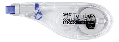 Tombow CT-YSE6 Mini Correction Tape Roller Easy-write,White,Width 6mm