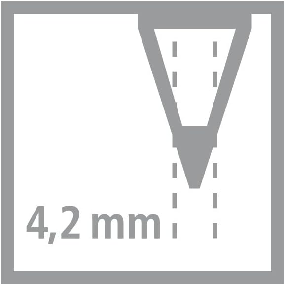 STABILO - Dreikant-Buntstift - Trio dick - 12er Pack - mit 12 verschiedenen Farben