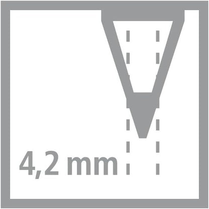 STABILO - Dreikant-Buntstift - Trio dick - 12er Pack - mit 12 verschiedenen Farben