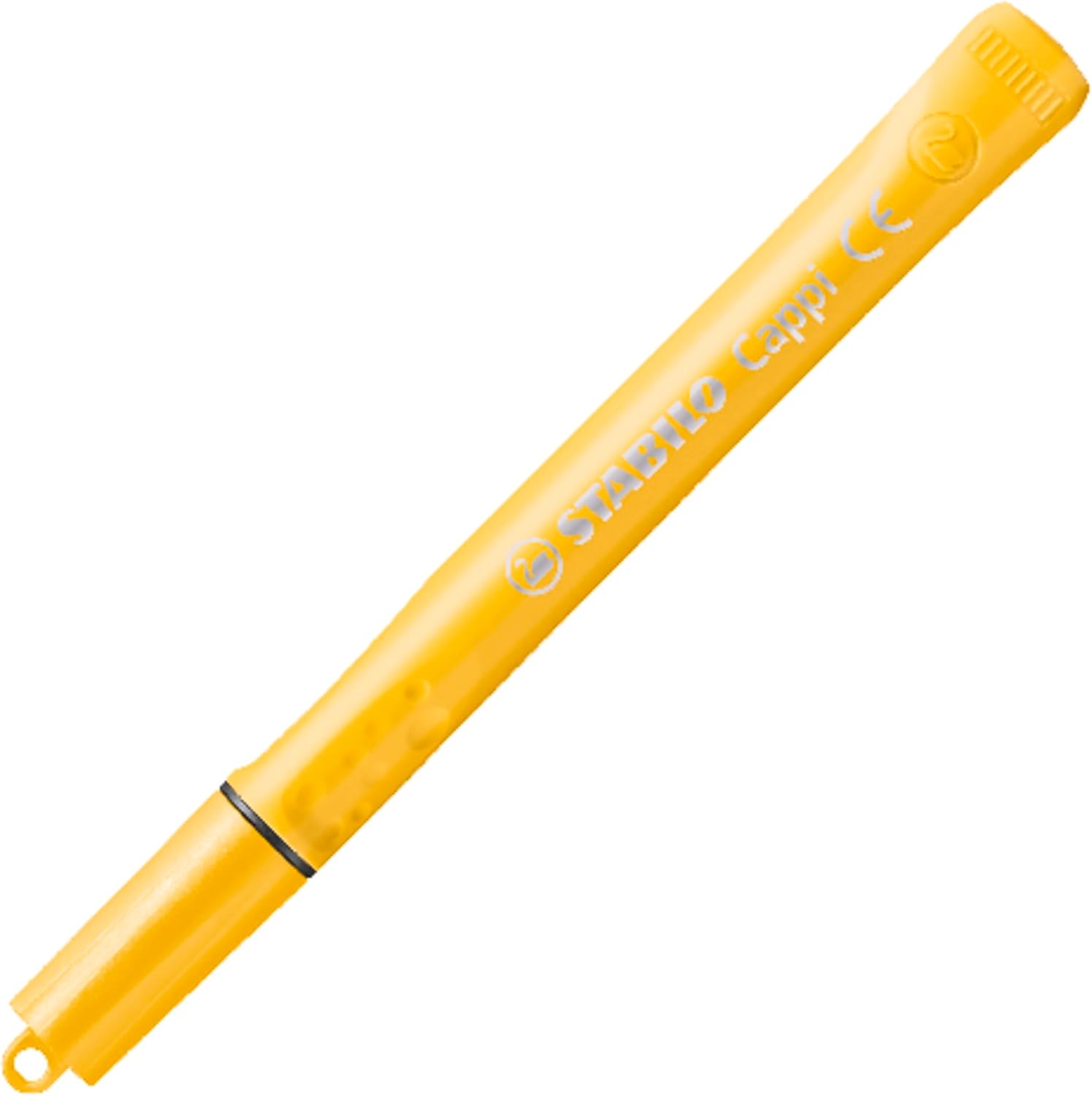 STABILO Filzstift mit Kappenring Cappi - 18er Pack - mit 18 verschiedenen Farben