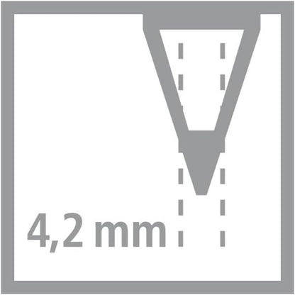 Dreikant-Buntstift - STABILO Trio dick - 24er Pack - mit 24 verschiedenen Farben