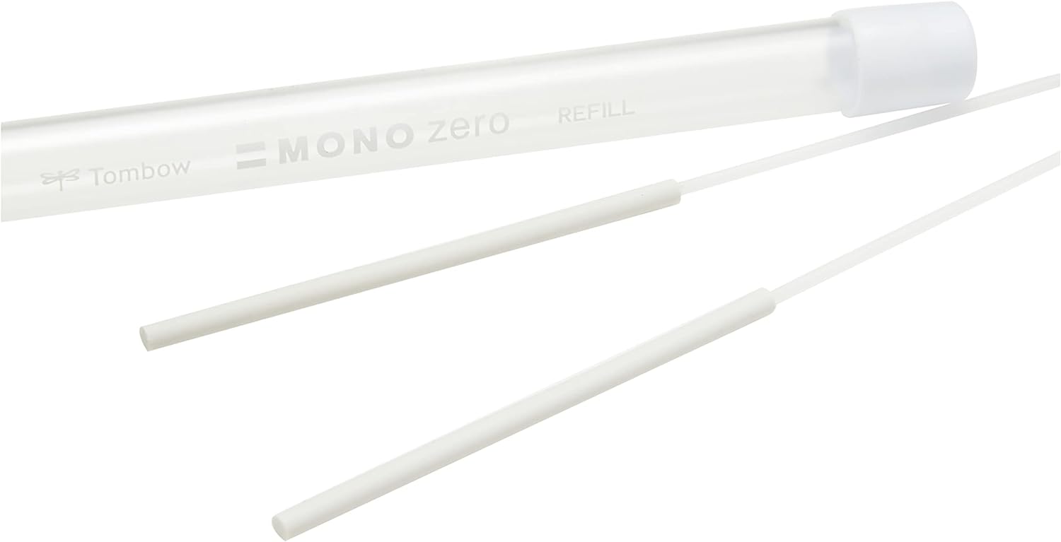Tombow 4003198501218 2.3 mm Round Tip MONO Zero Eraser Refill (Pack of 2
