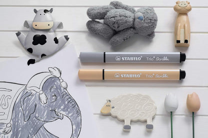 Stabilo Trio Scribbi Pencil , Set of 8