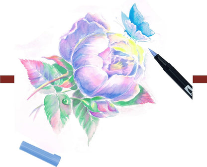 Tombow ABT Dual Brush Pen - Pastel (Pack of 12