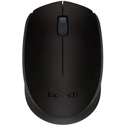 Logitech B170 Wireless Mouse, 2.4 GHz with USB Nano Receiver, Optical Tracking, 12-Months Battery Life, Ambidextrous, PC / Mac / Laptop - Grey