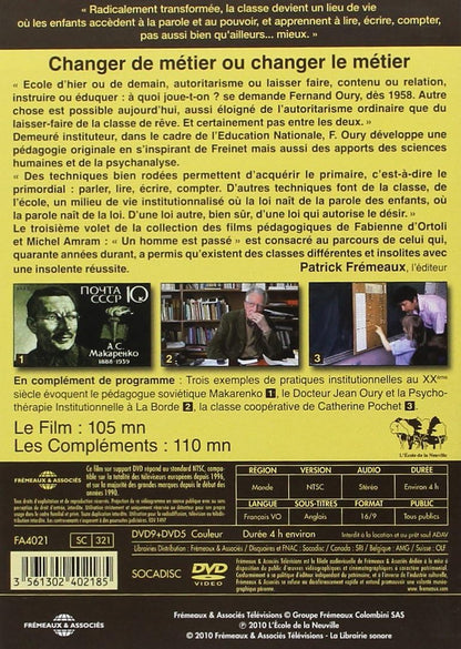 Un Film De Fabienne D'Ortoli Et Michel Amram -Fernand Oury - Un Homme Est Passe (2dvd)