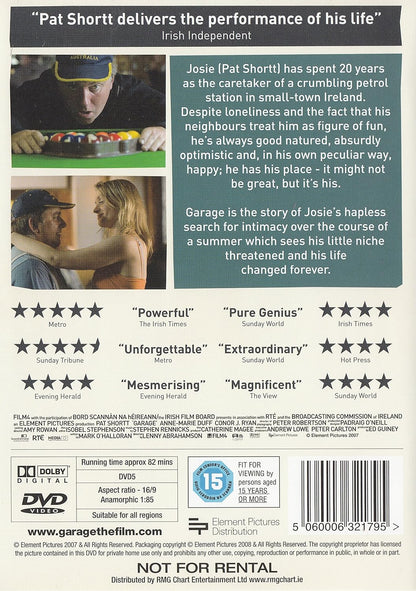 GARAGE (IRISH RELEASE) PAT SHORTT WINNERIFTA 2008