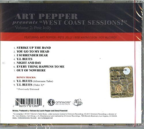 Art Pepper Presents (West Coast Session Vol.2)