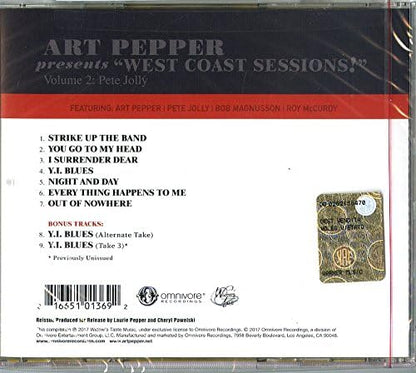 Art Pepper Presents (West Coast Session Vol.2)