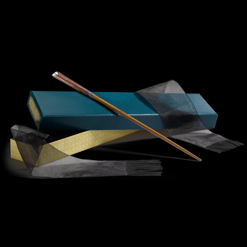 The Noble Collection Newt Scamander Wand in Collectors Box 14 inch long Quality Newt Scamander Wand With Collectors Wand Box - Fantastic Beasts Film Set Movie Props Wands