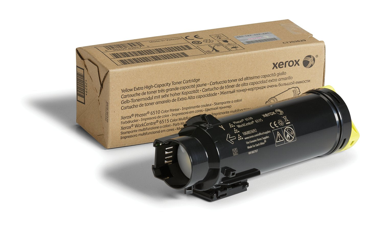 Xerox Original Phaser 6510 / Workcentre 6515 Amarillo Cartucho De Tóner Extra Alta Capacidad (4,300 Páginas) - 106R03692