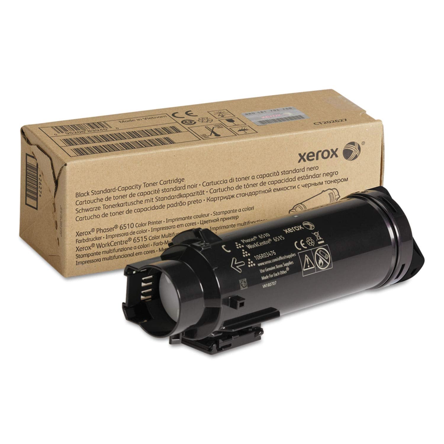 Xerox Original Phaser 6510 / Workcentre 6515 Negro Cartucho de Tóner Estándar Capacidad (2,500 Páginas) - 106R03476
